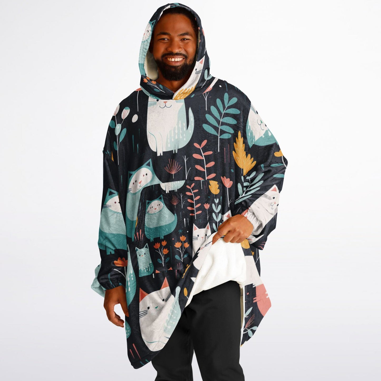 Boho cat Snug Hoodie