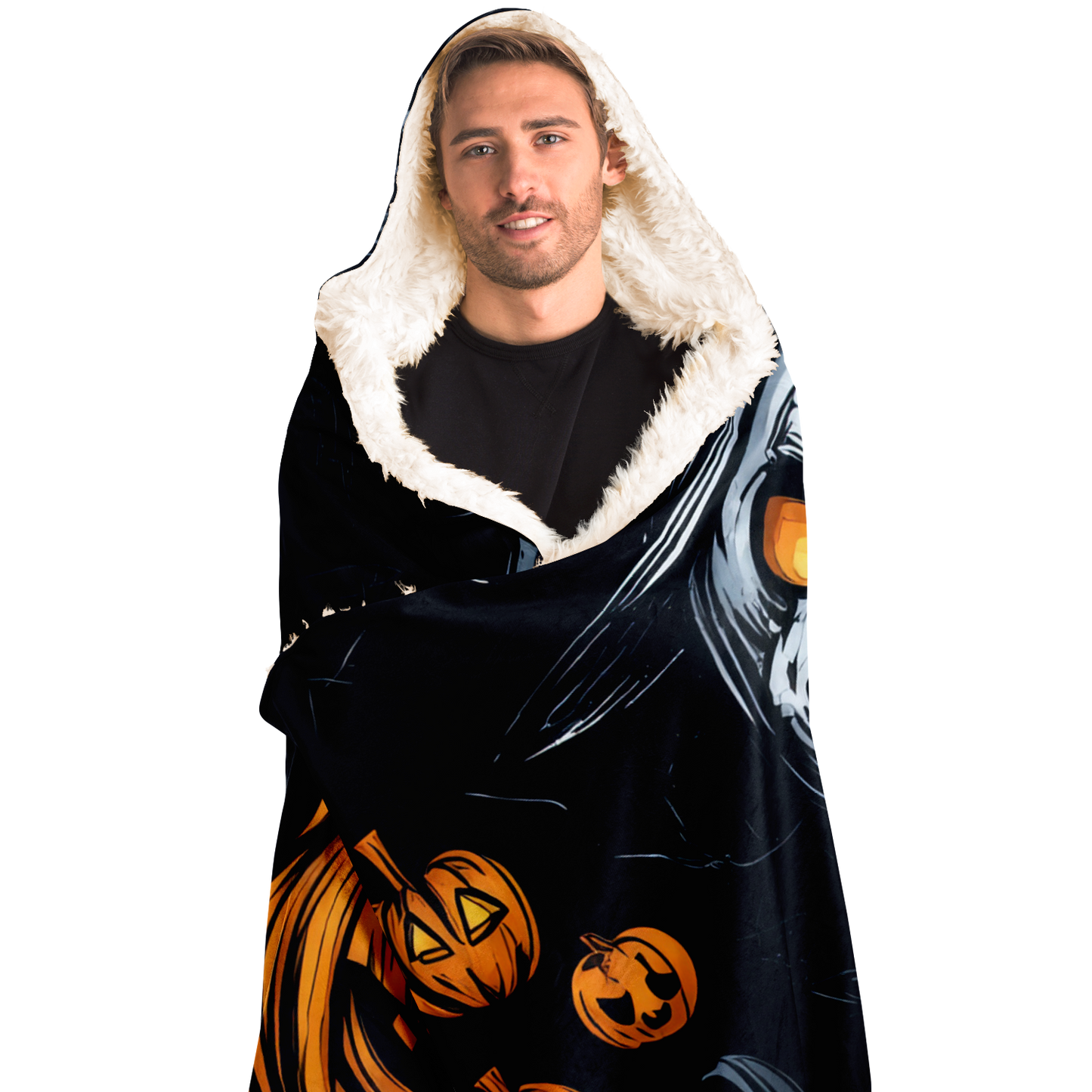 Halloween Personalized Hooded Blanket