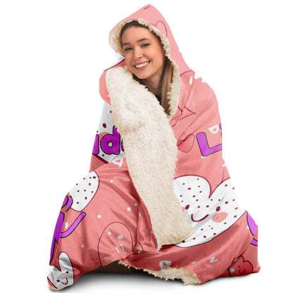 Little Miss Attitude Personalized Hooded Blanket