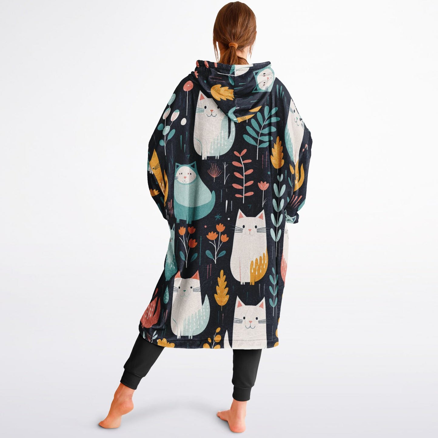 Boho cat Snug Hoodie