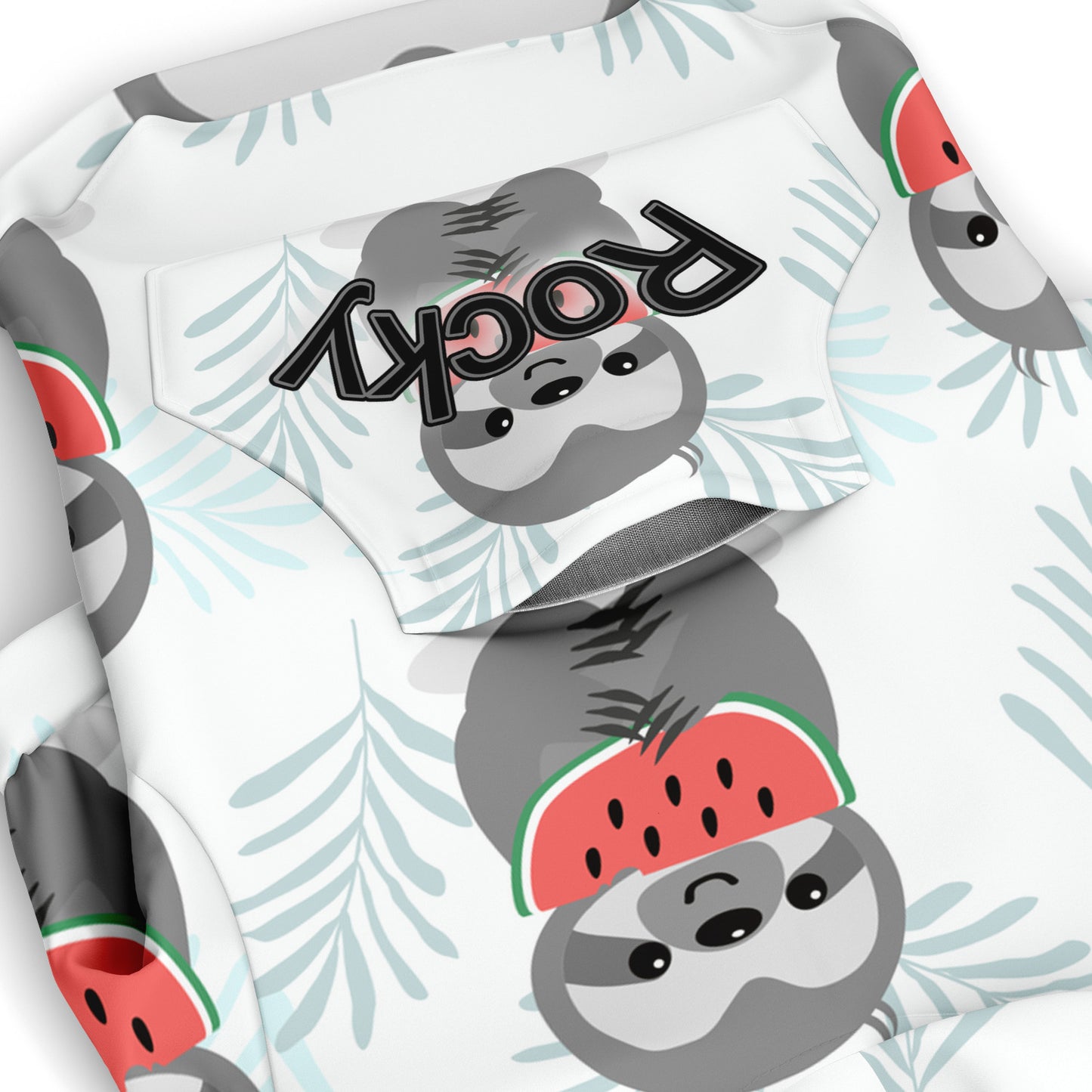 Dog Zip-Up Hoodie - Sloth