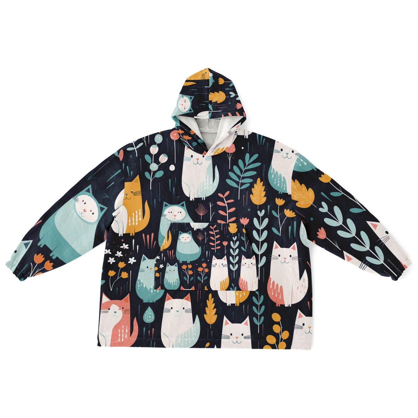 Boho cat Snug Hoodie