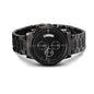 Father's Day Engraved Black Chronograph Watch