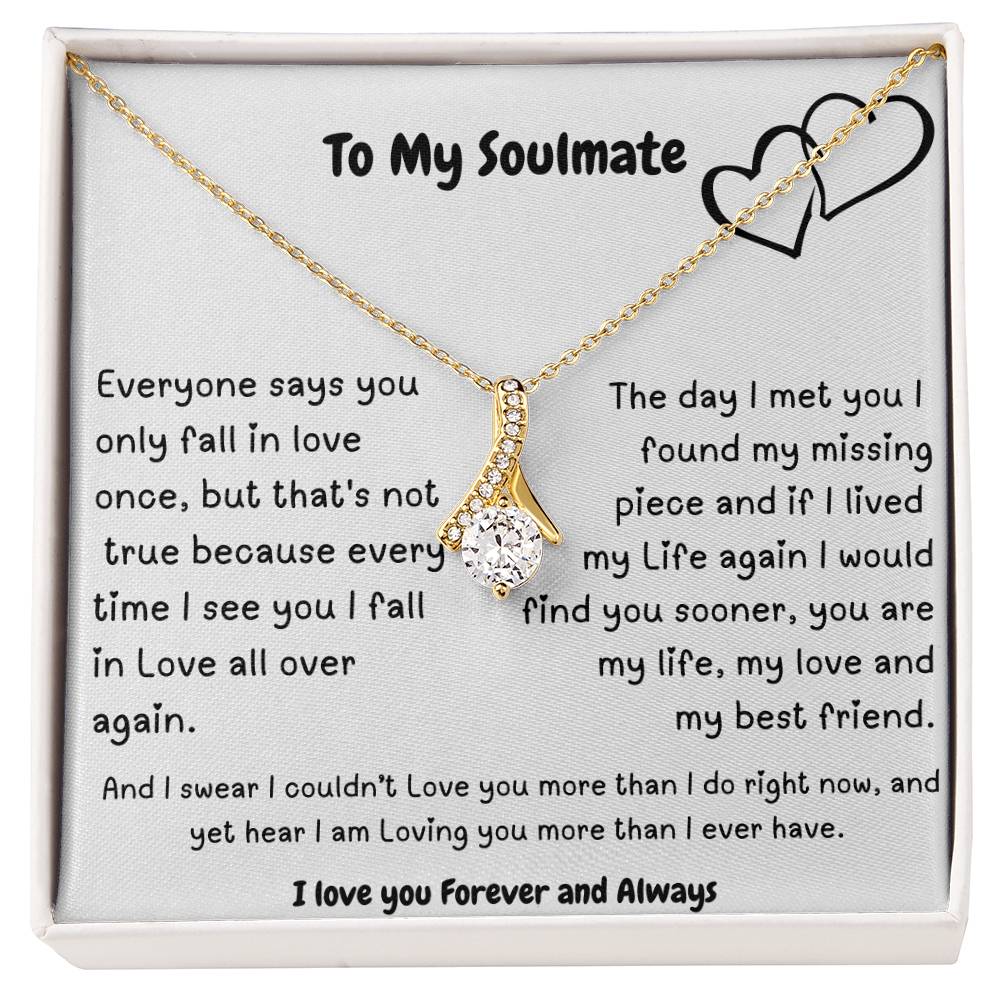 Forever and always love pendant.