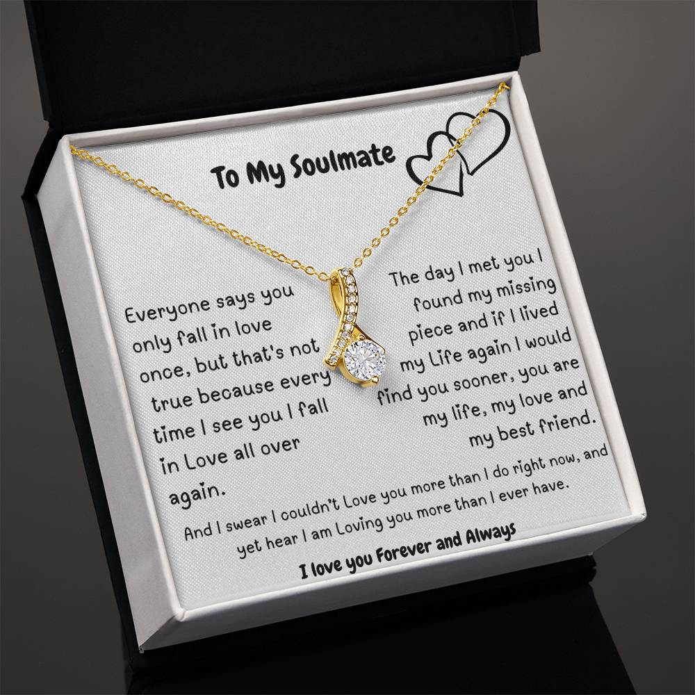 Forever and always love pendant.