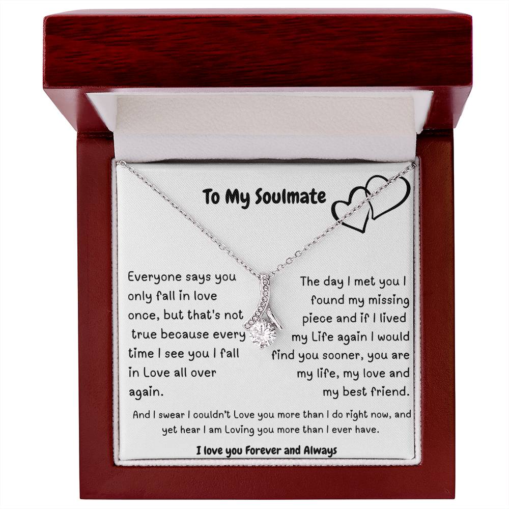 Forever and always love pendant.