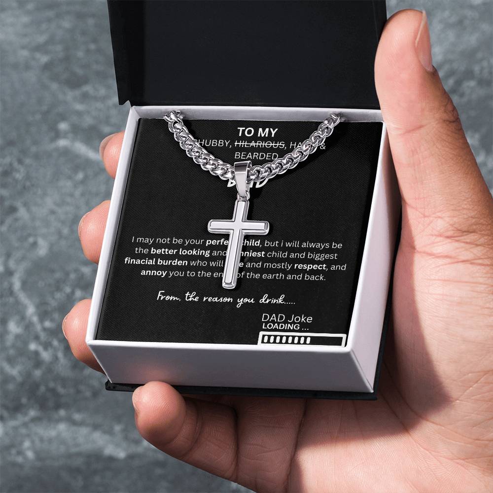 Cuban Chain with Cross Pendant