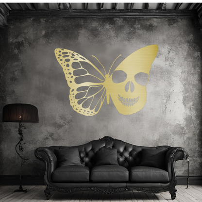 Beauty and Death butterfly wall art