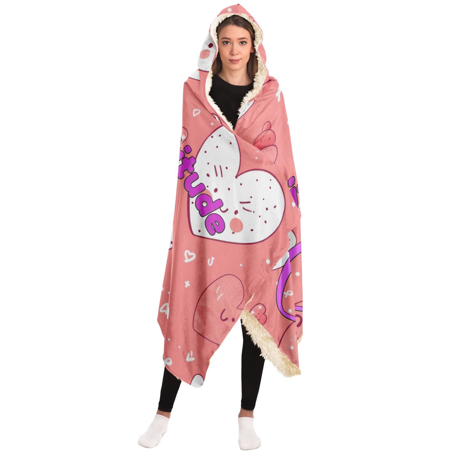 Little Miss Attitude Personalized Hooded Blanket