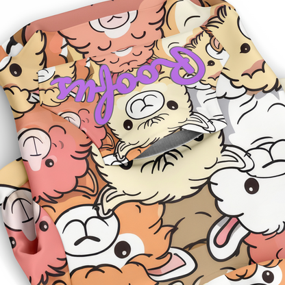 Custom Dog Zip-Up Hoodie - Alpaca