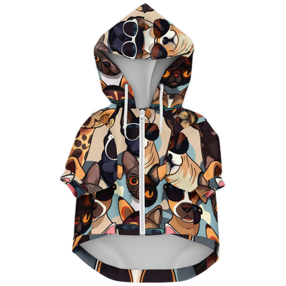 Custom Dog Zip-Up Hoodie - Cool Dog