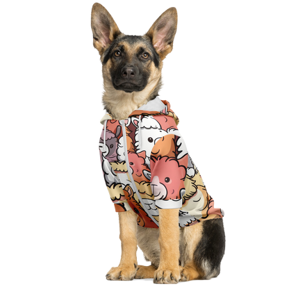 Custom Dog Zip-Up Hoodie - Alpaca