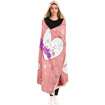 Little Miss Attitude Personalized Hooded Blanket