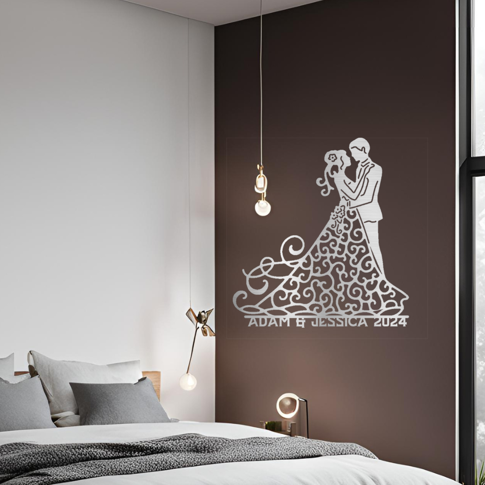 Forever Dance with custom names wall art