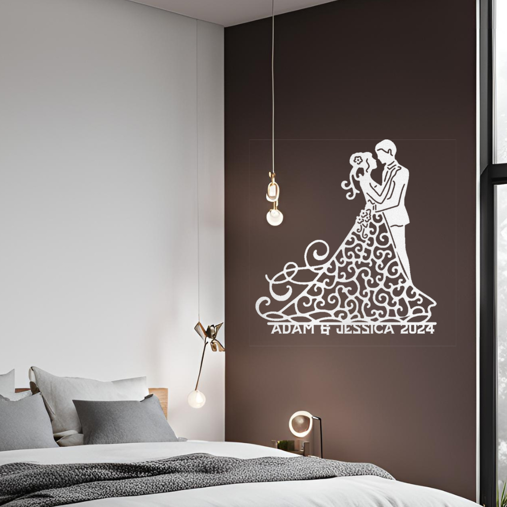 Forever Dance with custom names wall art